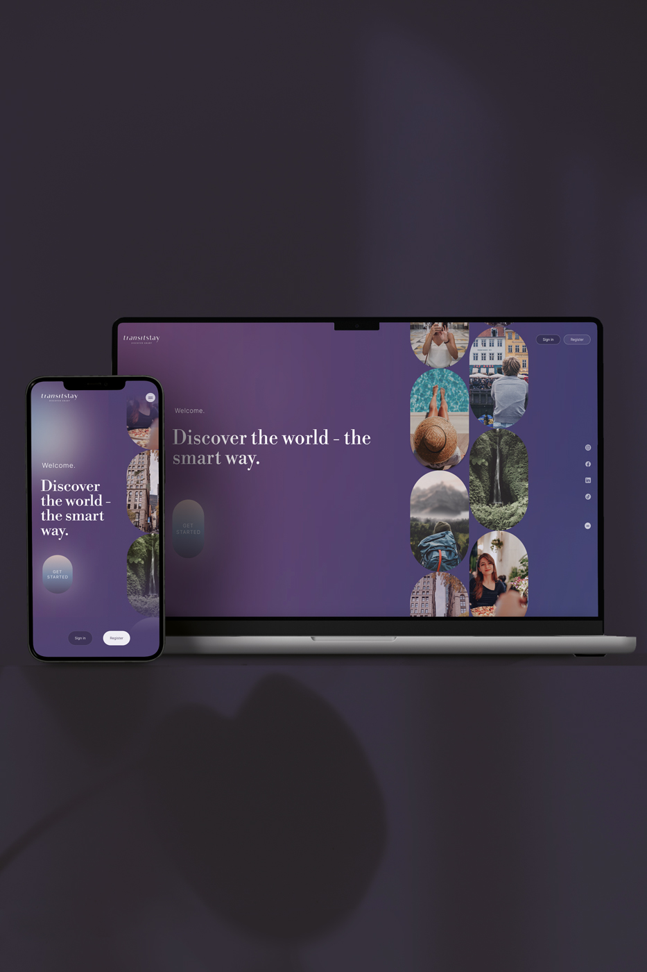 TransitStay interface preview